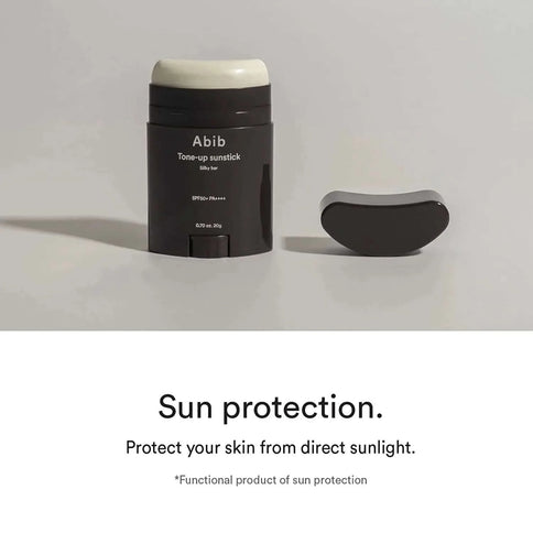 Saules aizsargzīmulis ar augstu aizsardzības pakāpi Abib Tone-up Sunstick Silky Bar SPF50+PA++++  Abib   