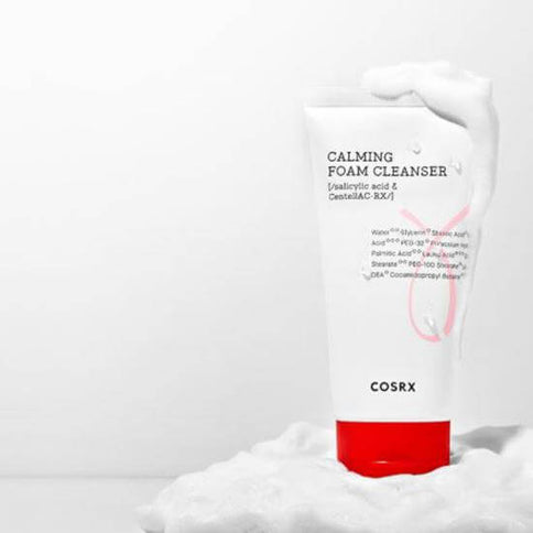 Nomierinošas putiņas problemātiskai ādai COSRX AC Collection Calming Foam Cleanser  Cosrx   