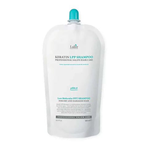 Proteīna šampūns bez sulfātiem Lador Keratin LPP Shampoo  Lador 500 ml REFILL  