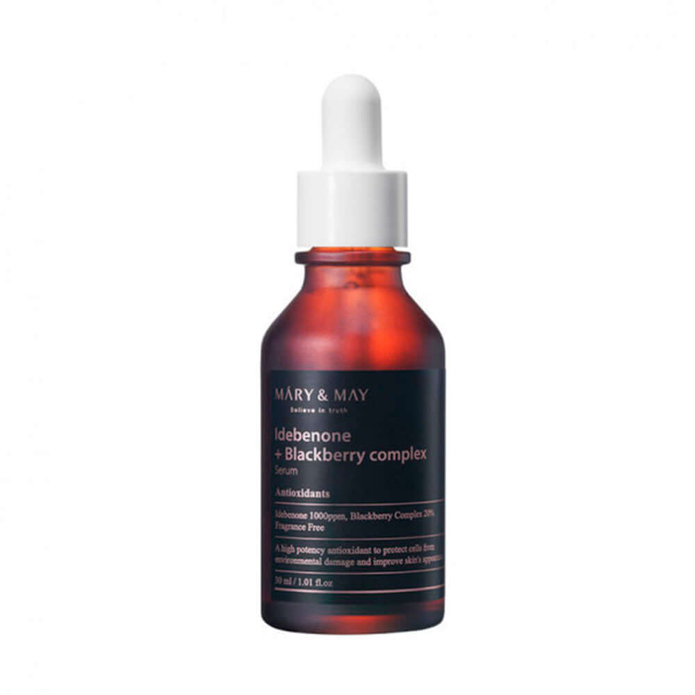 Antioksidantu serums ar ogu kompleksu Mary&May Idebenone + Blackberry Complex Serum