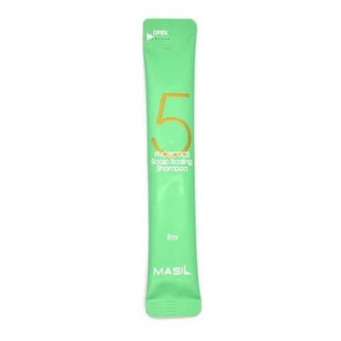 Dziļi attīrošs šampūns ar probiotiķiem Masil 5 Probiotics Scalp Scaling Shampoo  Masil 8 ml.  