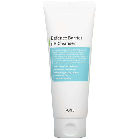 Viegli skābs gēls maigai ādas attīrīšanai Purito Defence Barrier Ph Cleanser  Purito   