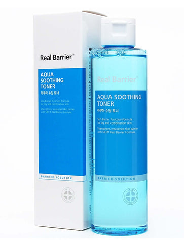 Nomierinošs toniks ādas mitrināšanai Real Barrier Aqua Soothing Toner  Real Barrier   