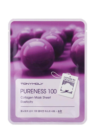 Auduma maska Tony Moly Pureness 100 Mask Sheet  TONYMOLY Collagen  