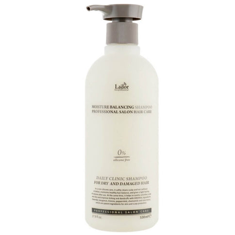 Mitrinošs šampūns matiem bez silikona Lador Moisture Balancing Shampoo  Lador 530 ml  