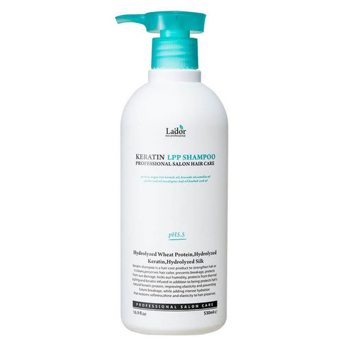 Proteīna šampūns bez sulfātiem Lador Keratin LPP Shampoo  Lador 530 ml  