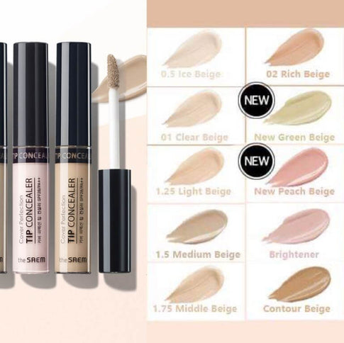 Šķidrais korektors The Saem Cover Perfection Tip Concealer  The Saem   