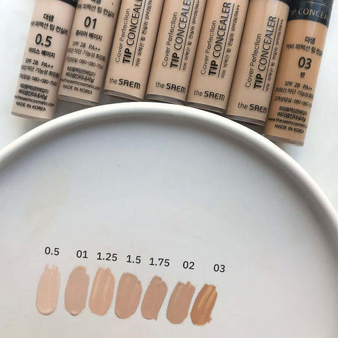 Šķidrais korektors The Saem Cover Perfection Tip Concealer  The Saem   